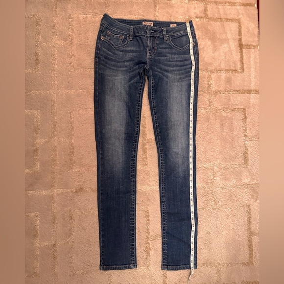 MEK DNM OAXACA skinny leg Jeans! Embroidered pockets, NWOT - size 27 - Picture 6 of 9